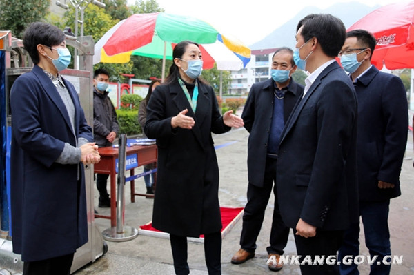 杨淼赴紫阳县调研检查初高中复课复学工作-安康市教育体育局